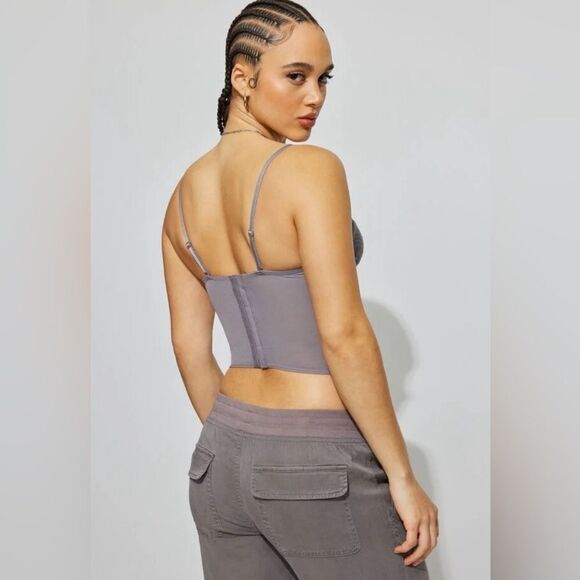 GARAGE-Chrishell Lace Mesh Bustier- NWTS- size SMALL - Picture 3 of 8